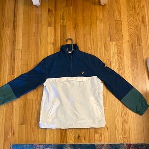 Farah Ripley paneled overhead jacket